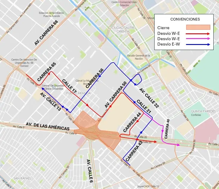 Estos son los cierres viales por implosión de puentes en la Av Las Américas: ¿cuáles son las rutas alternas? Estos son los cierres viales por implosión de puentes en la Av Las Américas: ¿cuáles son las rutas alternas?