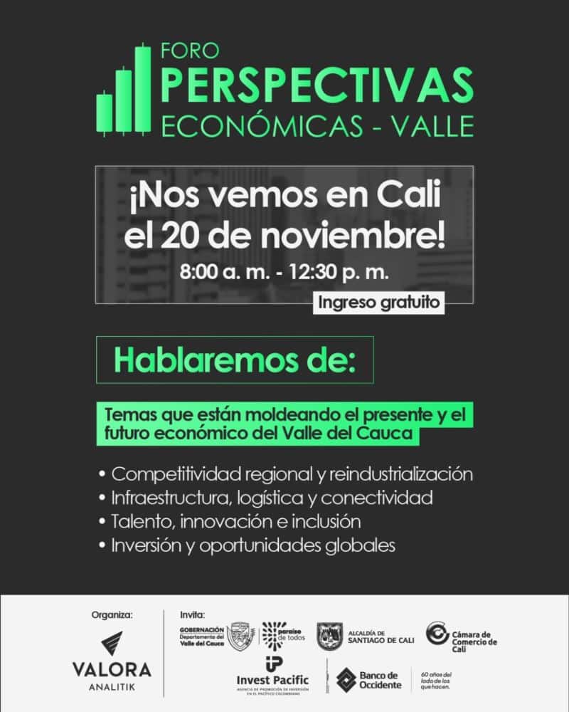 Foro perspectivas económicas valle
