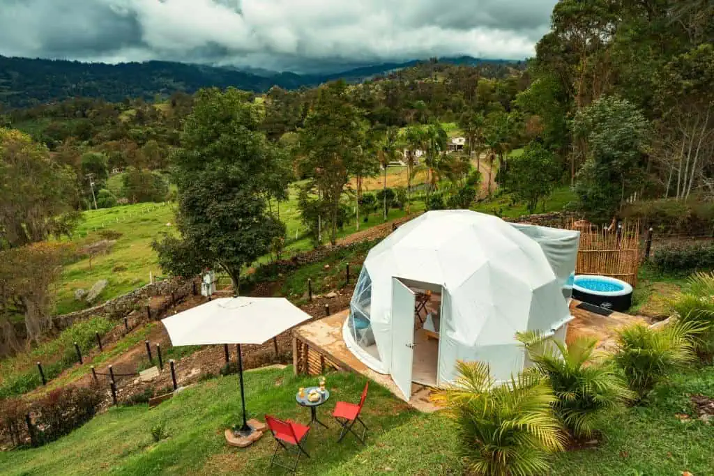 Cinco glampings cerca de Bogotá para pasar el puente festivo: Esto cuestan Guaia Terra Glamping. Foto: tomada de Booking.com.