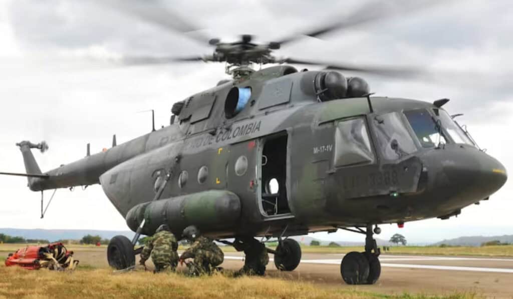 Helicópteros del Ejército Nacional de Colombia.
