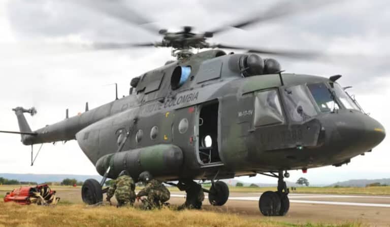Helicópteros del Ejército Nacional de Colombia.