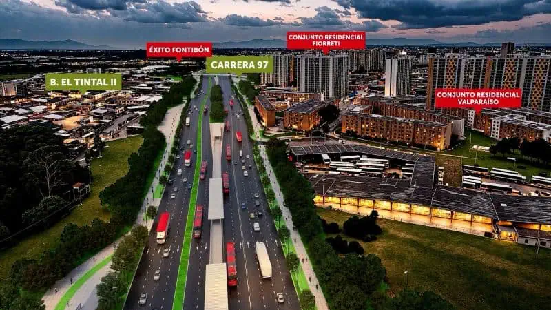 Así será el megaproyecto de La Nueva 13 en Bogotá; Alcaldía anunció licitación de cuatro tramos La Nueva 13 detalles