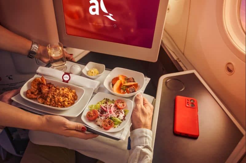 Insignia by Avianca, la nueva experiencia Business Class en vuelos hacia y desde Europa Foto: la propuesta culinaria de Insignia by Avianca