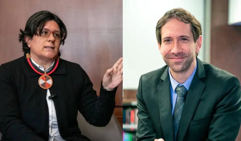 Codirectores Moisá y Villamizar revelan nuevas perspectivas sobre tasas e inflación en Colombia Laura Moisá y Mauricio Villamizar, codirectores del Banco de la República
