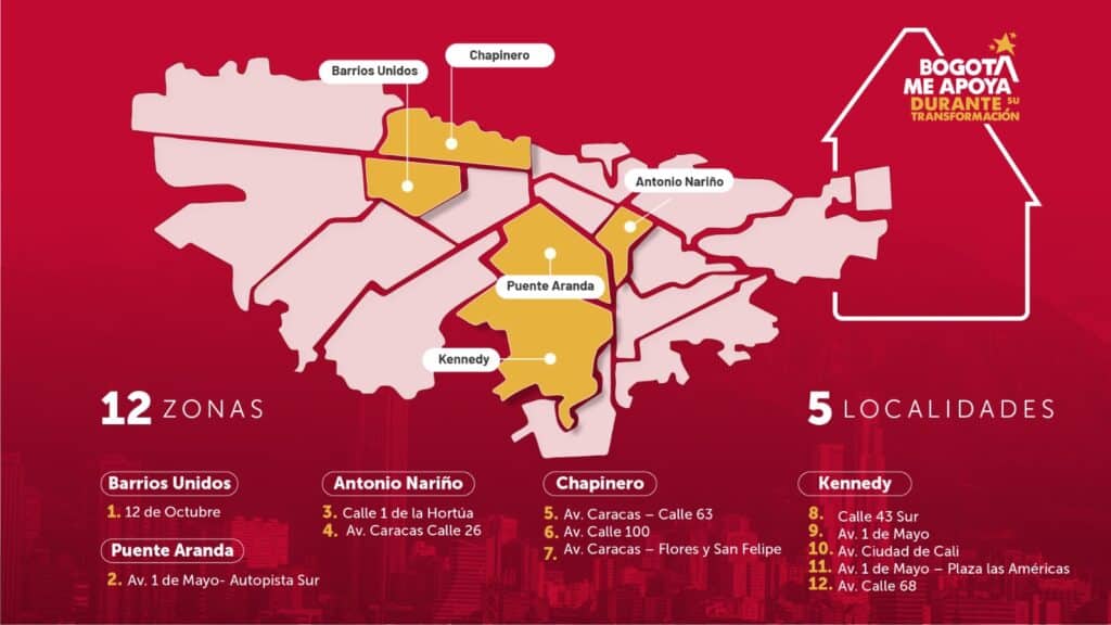 Localidades de Bogotá que podrán acogerse a la ayuda de la Alcaldía
