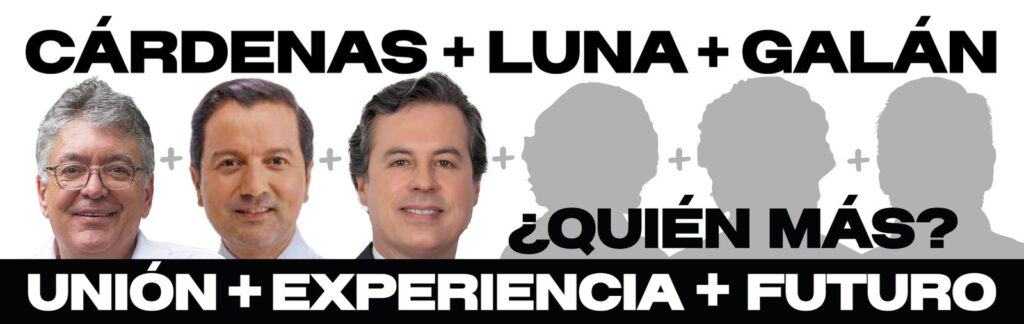 David Luna, Mauricio Cárdenas y Juan Manuel Galán anuncian unión para campaña presidencial