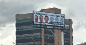 David Luna, Mauricio Cárdenas y Juan Manuel Galán