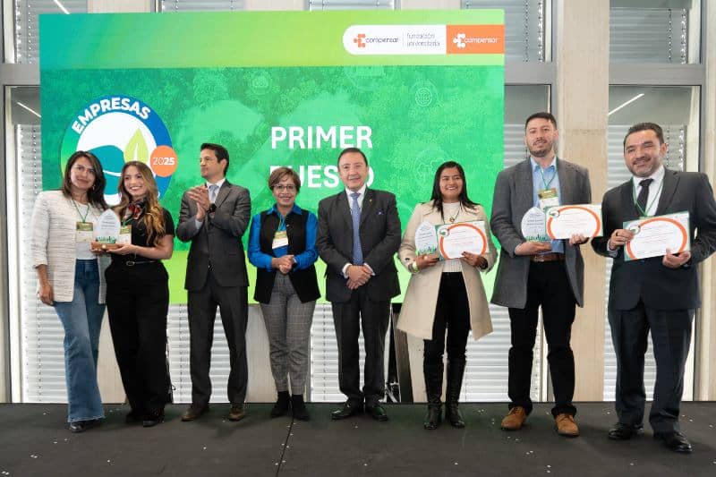 Reconocimiento Empresas Sostenibles 2025. Foto: cortesía Compensar