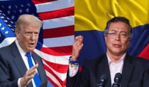 Donald Trump y Gustavo Petro