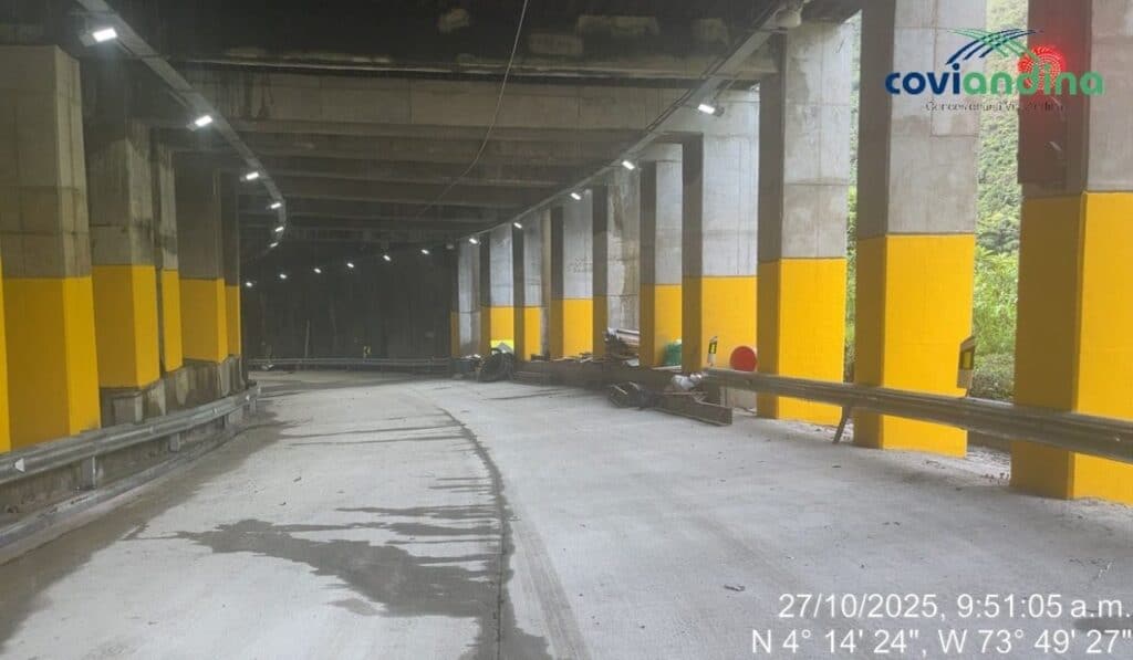 Túnel de Quebradablanca. Foto: Coviandina. 