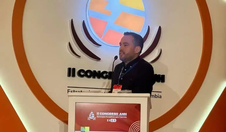 Edwin Palma, Ministro de Minas y Energía en el II Congreso de la ANH. Foto: Nataly Vargas Rodríguez.