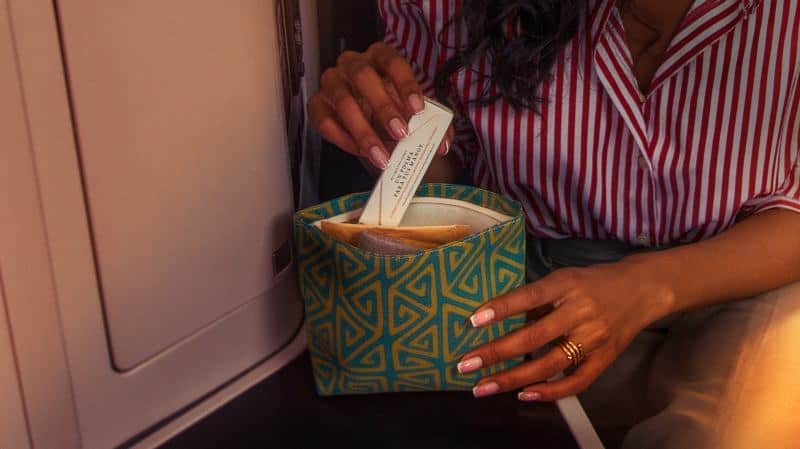 Insignia by Avianca, la nueva experiencia Business Class en vuelos hacia y desde Europa Exclusivo Amenity Kit. Foto: cortesía Avianca