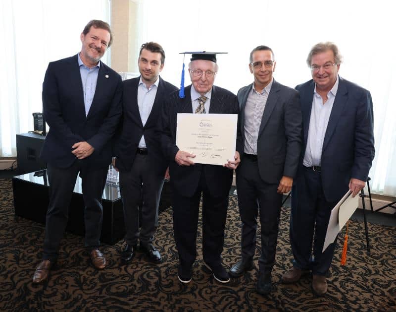 Homenaje al empresario, diplomático y filántropo Isaac Gilinski Sragowicz