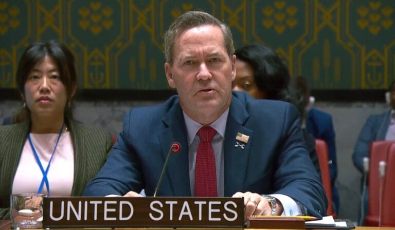 Representante de Estados Unidos ante la ONU, Michael Waltz.