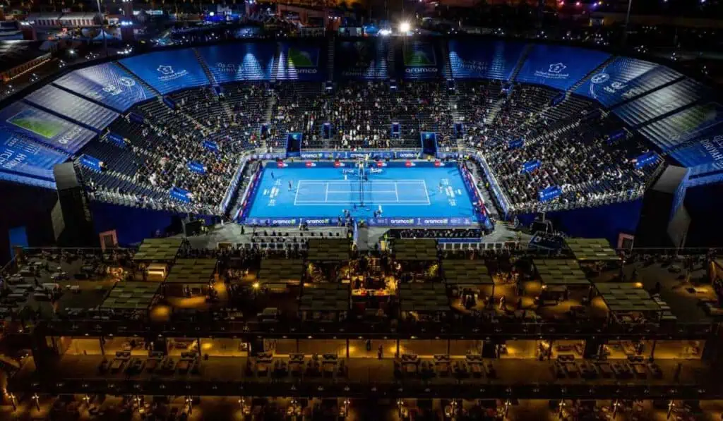 Arabia Saudita quiere convertirse en el nuevo epicentro del tenis mundial con inversión multimillonaria El nuevo Masters 1000 saudí costará tanto como un mes del sistema de salud en Colombia