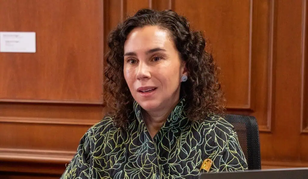Codirectora Taboada del BanRep sugiere que mantener tasas para controlar inflación no ha sido suficiente Codirectora Taboada del BanRep