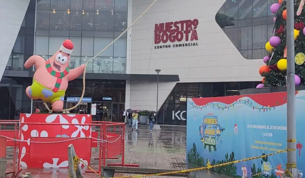 Nuestro Bogotá hizo millonaria inversión en su principal atracción de fin de año Bob Esponja