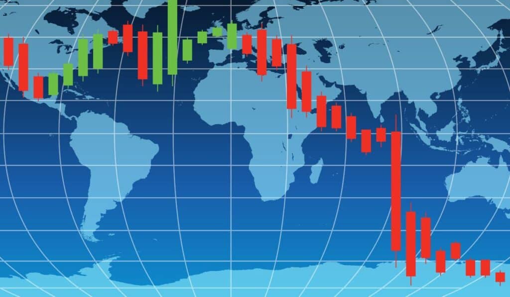 Bolsas bajan tras “preocupaciones” de inversores en la espera de resultados de Nvidia esta semana