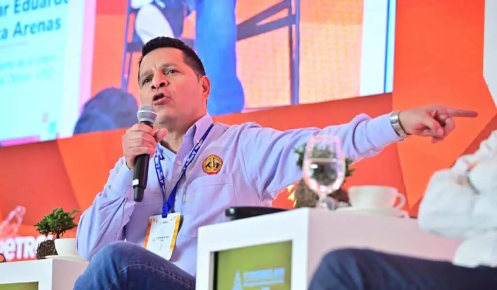 César Loza, miembro de Junta de Ecopetrol, dijo que defenderá negocios de petróleo y gas; ve posibilidades en Venezuela César Loza, presidente de la USO. Imagen: ANH