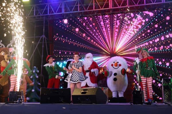 Encendido del árbol más alto del país en Barranquilla