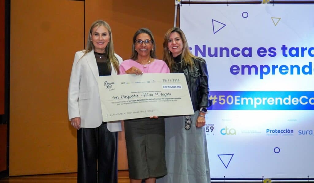 Hilda María Zapata, ganadora de los Premios +50 Emprende