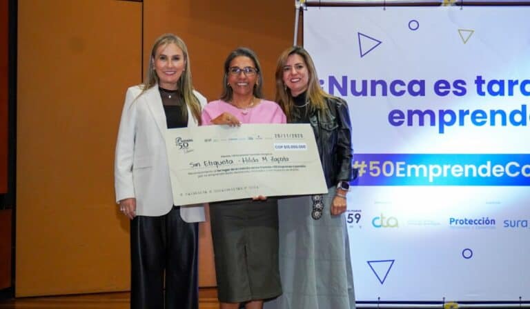 Hilda María Zapata, ganadora de los Premios +50 Emprende