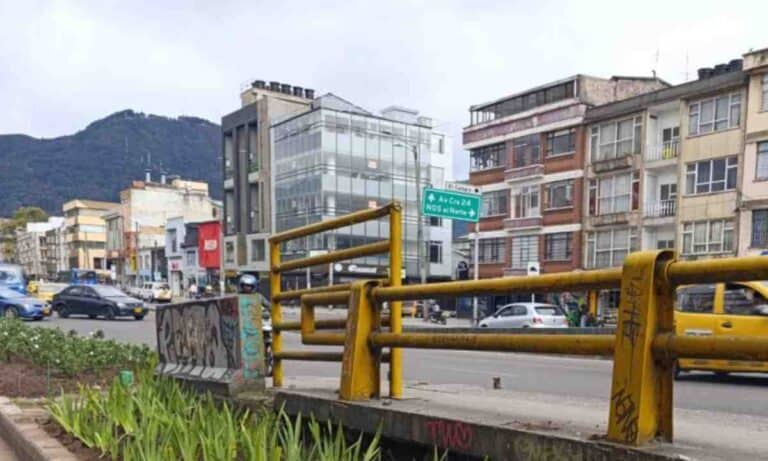 Intervención de puente en Bogotá