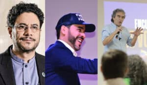 Iván Cepeda, Abelardo de la Espriella y Sergio Fajardo