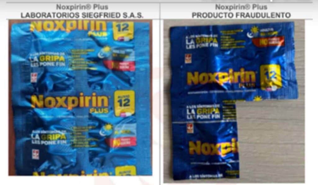 Invima alertó sobre fraudulento medicamento antigripal muy consumido en Colombia: Hay alteraciones Noxpirin falso alertó al Invima