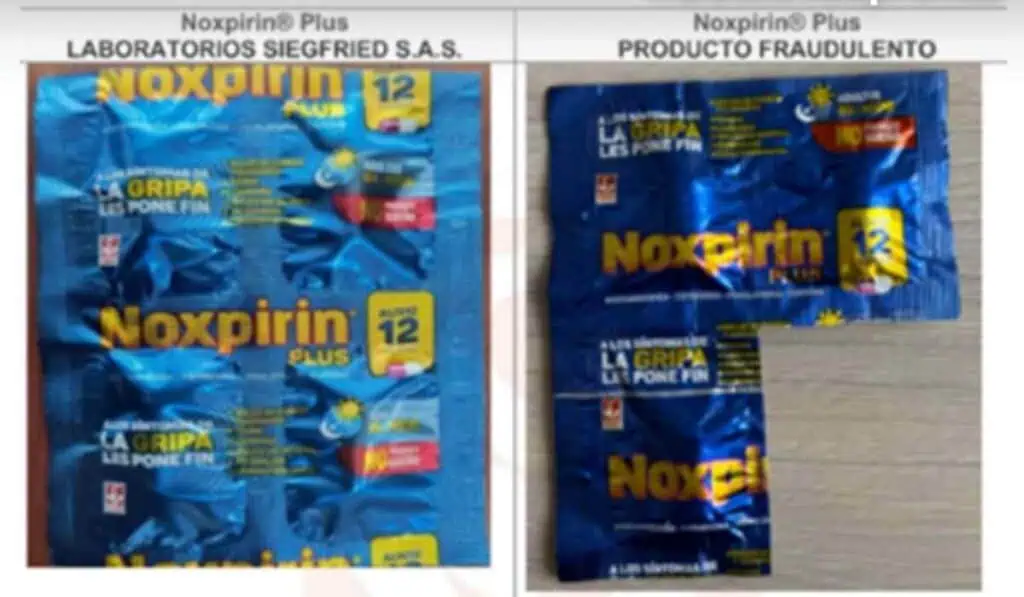 Invima alertó sobre fraudulento medicamento antigripal muy consumido en Colombia: Hay alteraciones Noxpirin falso alertó al Invima