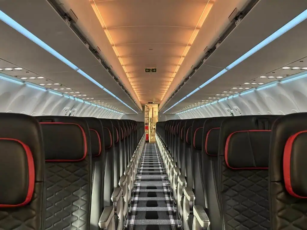Avianca incluye en su flota nuevo avión con cabina Airspace: de esto se trata El A320 neo está equipado con tres filas de asientos premium. Foto: cortesía.