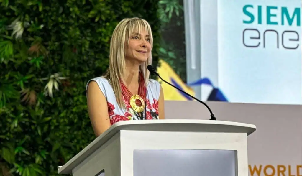 Las empresas que más impulsaron las energías renovables en Colombia en 2025 Alexandra Hernández, presidente de SER Colombia. Imagen: SER Colombia