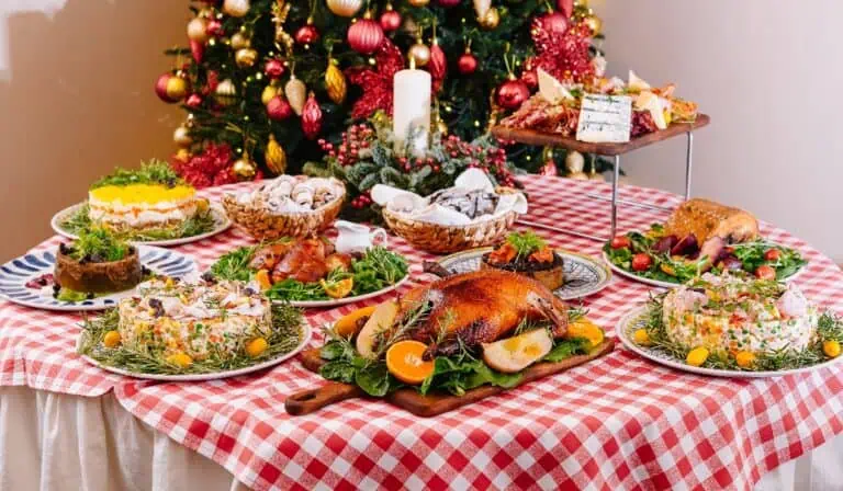 Comida navideña.