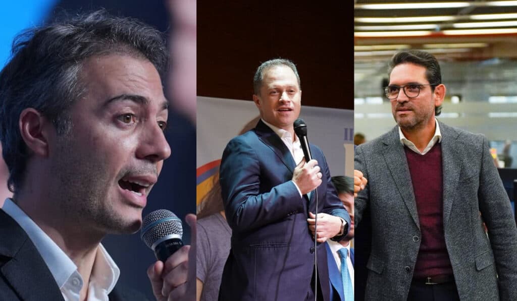 Movidas hacia 2026: avales, retiros y adhesiones reordenan el tablero presidencial Daniel Quintero, Héctor Olimpo y Juan Guillermo Zuluaga