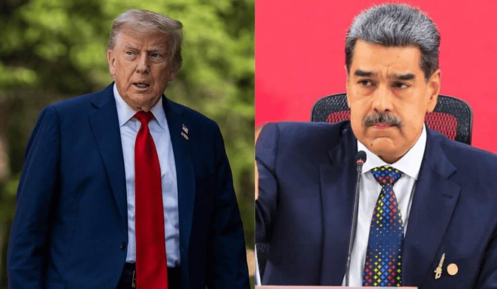 Trump confirma incautación de buque petrolero frente a costas de Venezuela, elevando la tensión en la región Donald Trump, presidente de EE. UU. y Nicolás Maduro, presidente de Venezuela