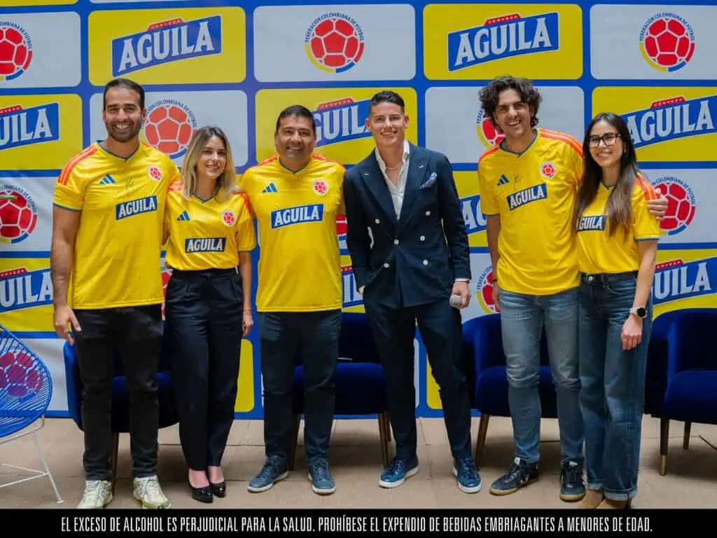 James Rodríguez se convierte en el nuevo embajador de cerveza Águila: estos son los detalles James Rodríguez