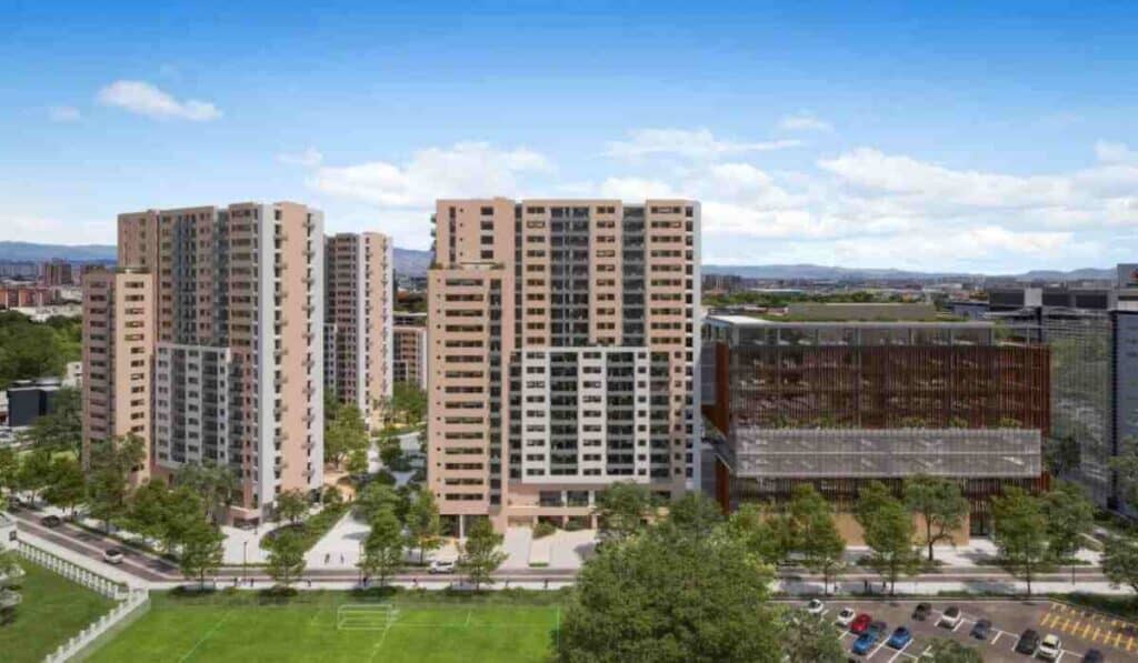 La megaobra de vivienda, oficinas y comercio que se construye donde queda la sede de El Tiempo Proyecto Boaterra