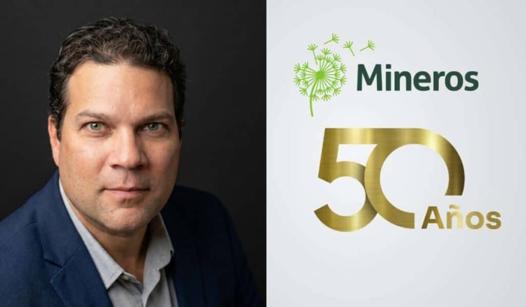 Mineros nombró a Rafael Casas Plata como gerente del proyecto La Pepa en Chile Rafael Casas Plata, nuevo gerente de La Pepa de Mineros. Imagen: The Org/ oceanagold-corp / Mineros / Redes sociales de Rafael Casas