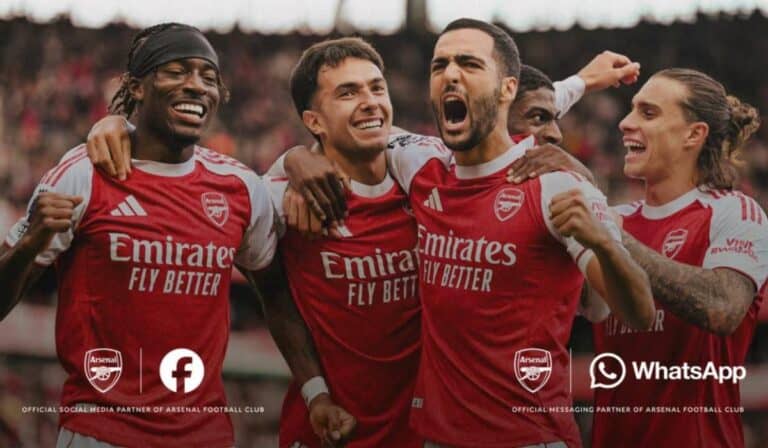 Arsenal apuesta por WhatsApp y Facebook para fortalecer su estrategia digital y comercial Arsenal apuesta por WhatsApp y Facebook para fortalecer su estrategia digital y comercial