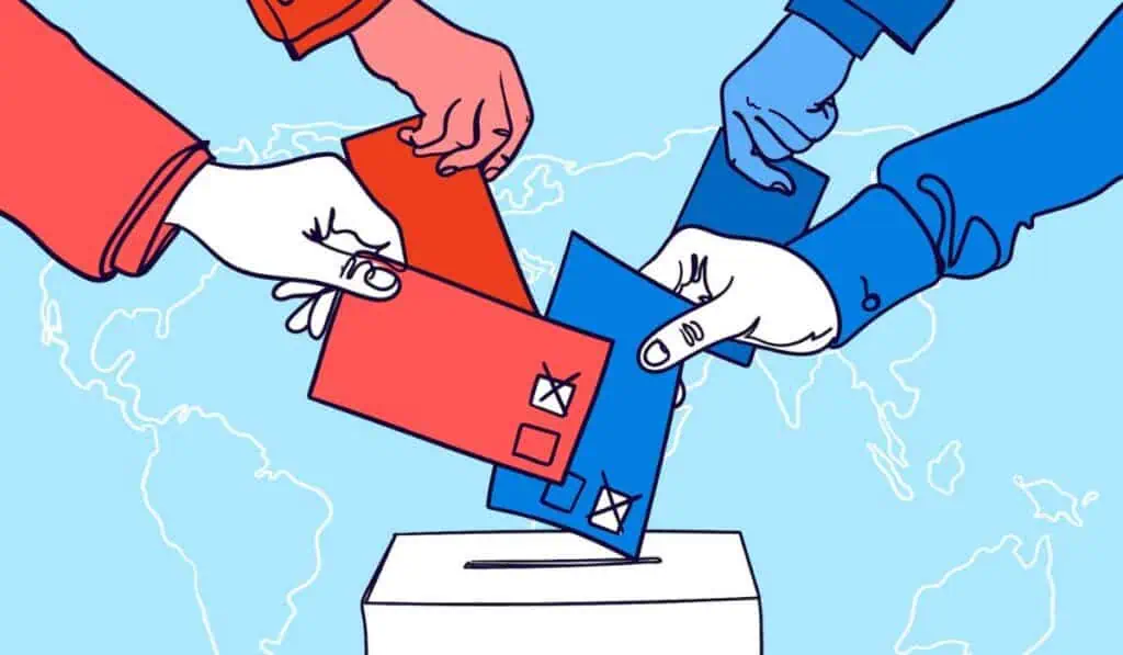 Elecciones presidenciales en el mundo durante 2026: los países que irán a las urnas Brasil, Colombia, Perú y Costa Rica celebrarán elecciones presidenciales en 2026. Foto: Freepik.