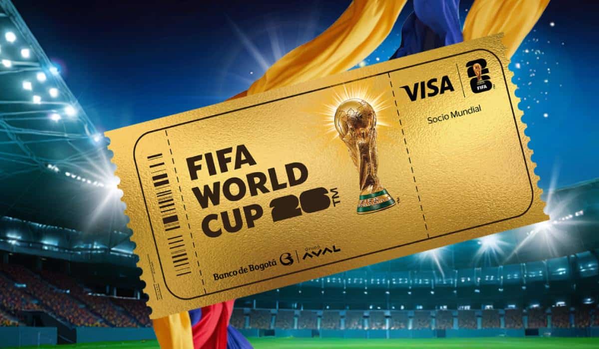 Banco de Bogotá entregará tres ‘Golden Tickets’ para viajar al Mundial 2026