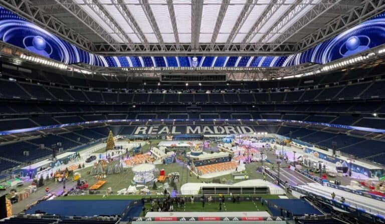 El estadio del Real Madrid se transforma en parque navideño y agota boletería en tiempo récord El estadio del Real Madrid se transforma en parque navideño y agota boletería en tiempo récord