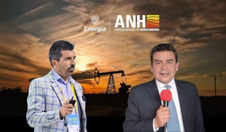 Pablo Fajardo sería el nuevo presidente de la Agencia Nacional de Hidrocarburos (ANH) Orlando Velandia, expresidente de la ANH y Pablo Fajardo, candidato a ocupar el cargo. Imagen: ANH / Periodico Cundinamarques / ACP