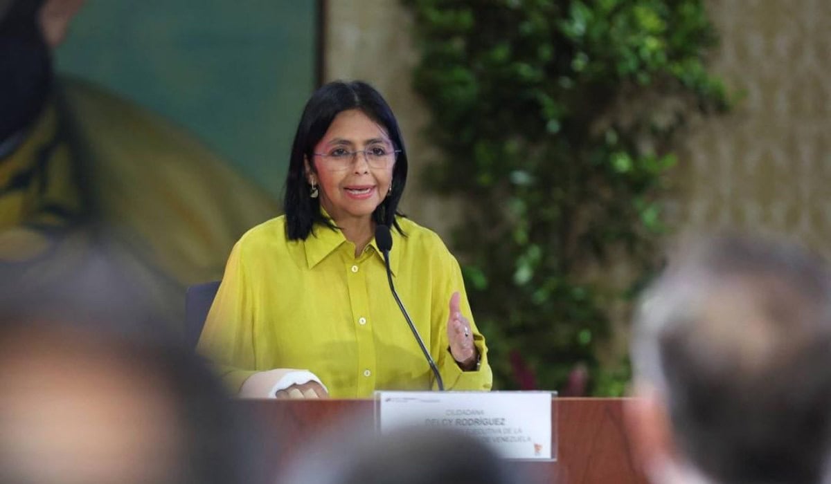 Delcy Rodríguez, presidenta encargada de Venezuela