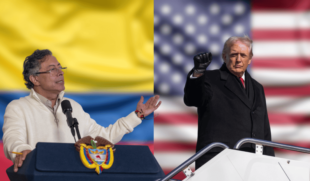Aranceles y restricción comercial, lo que podría salir mal de la reunión Petro-Trump: cooperación de Colombia será determinante Gustavo Petro, presidente de Colombia y su homólogo Donald Trump