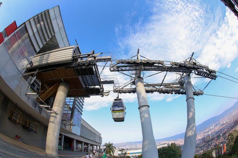 Metro de Medellín recibe certificación de Icontec como empresa carbono neutral Metrocable del Metro de Medellín. Foto: cortesía Metro de Medellín