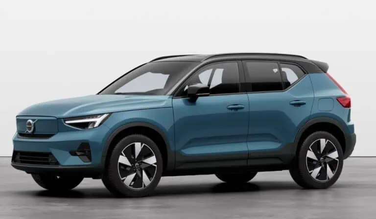 El Volvo EX40 es un SUV 100 % eléctrico que compite en el segmento premium del mercado colombiano. Foto: Cortesía Volvo.