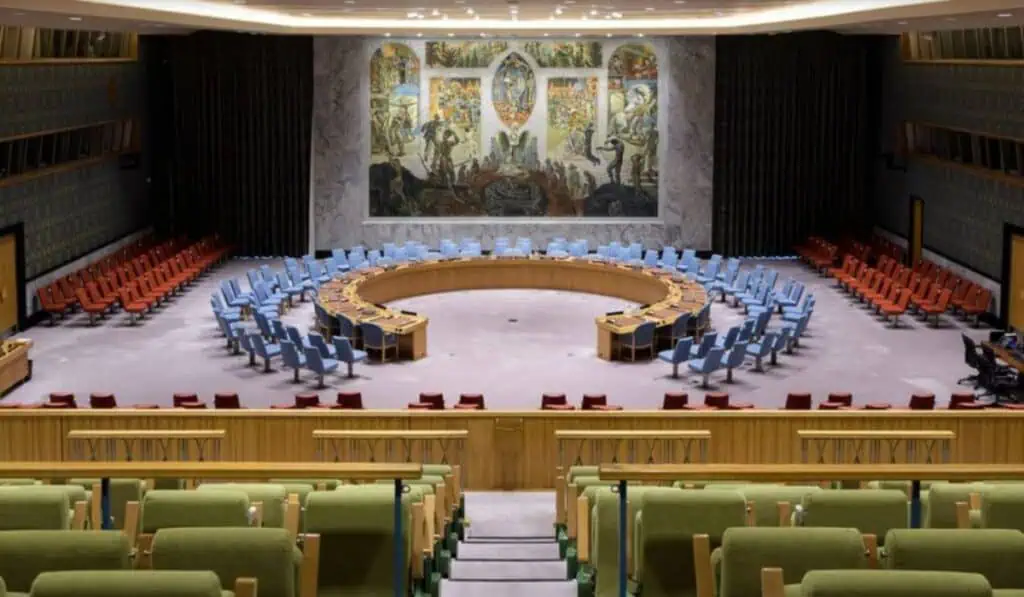 Gobierno De la Espriella cerrará embajadas en Cuba y Nicaragua; plantea nueva relación con Venezuela Sala del Consejo de Seguridad de la ONU