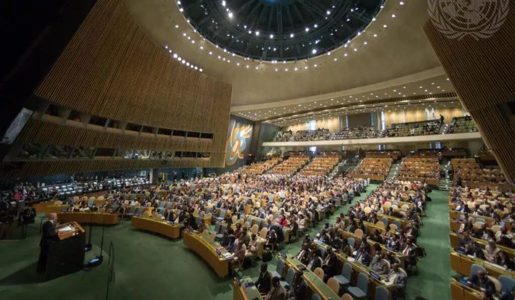Análisis | Así funciona el Consejo de Seguridad de la ONU: un poder que ya no responde a la realidad del sistema internacional Asamblea General de la ONU en 2022. Foto: UN Flickr.