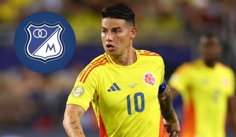 Millonarios busca cerrar el fichaje de James Rodríguez con una oferta económica sin precedentes Millonarios busca cerrar el fichaje de James Rodríguez